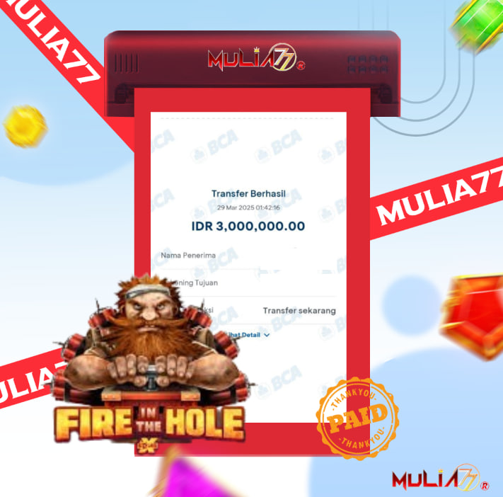 Menang Jackpot Slot Online Gacor MULIA77 Resmi Rp 3.000.000