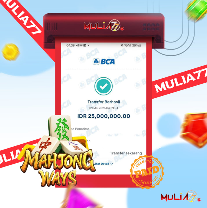 Menang Jackpot Slot Online Gacor MULIA77 Resmi Rp 25.000.000