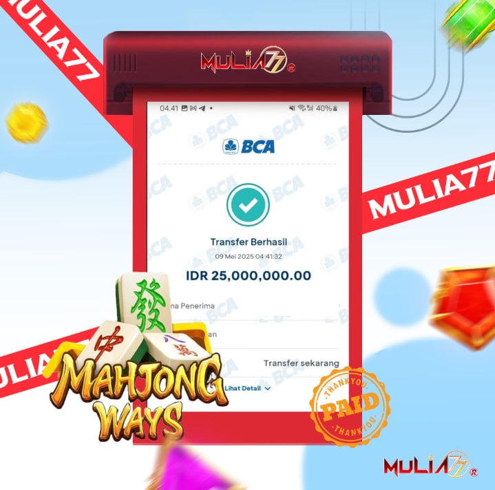 Menang Jackpot Slot Online Gacor MULIA77 Resmi Rp 25.000.000