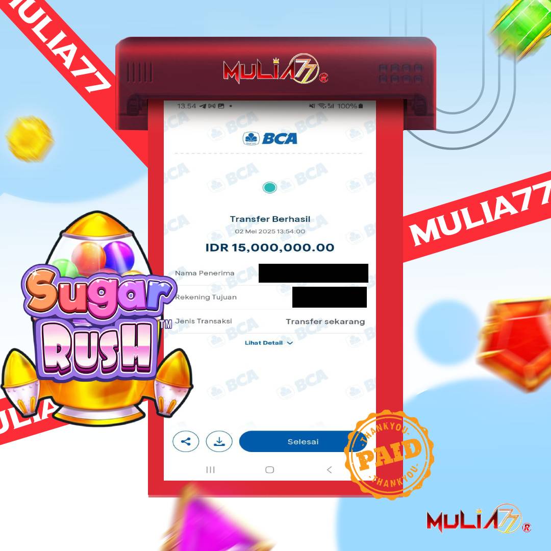 Menang Jackpot Slot Online Gacor MULIA77 Resmi Rp 15.000.000