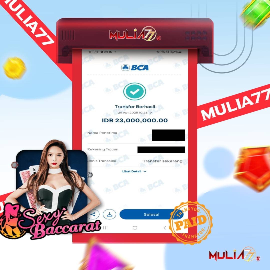 Menang Jackpot Slot Online Gacor MULIA77 Resmi Rp 23.000.000