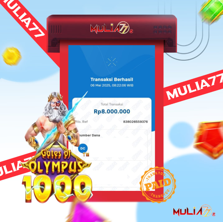 Menang Jackpot Slot Online Gacor MULIA77 Resmi Rp 8.000.000