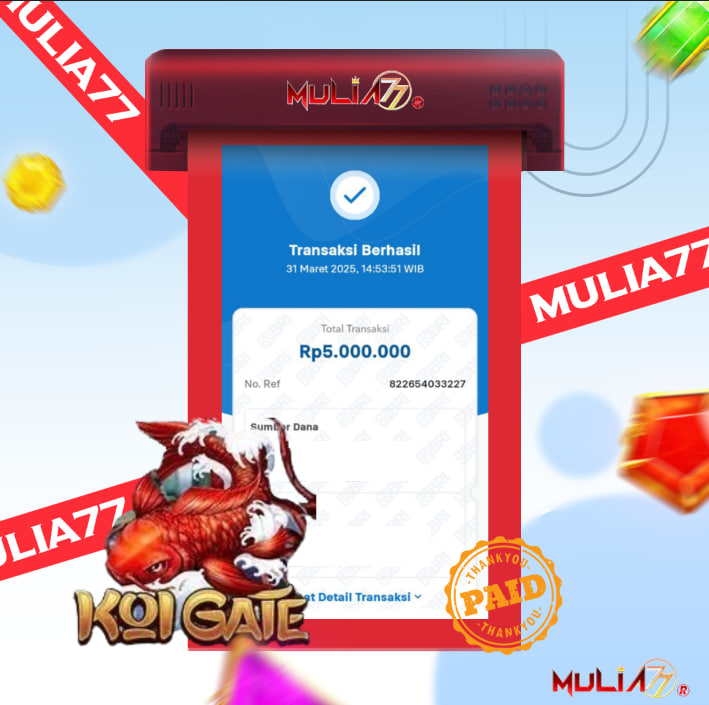 Menang Jackpot Slot Online Gacor MULIA77 Resmi Rp 5.000.000