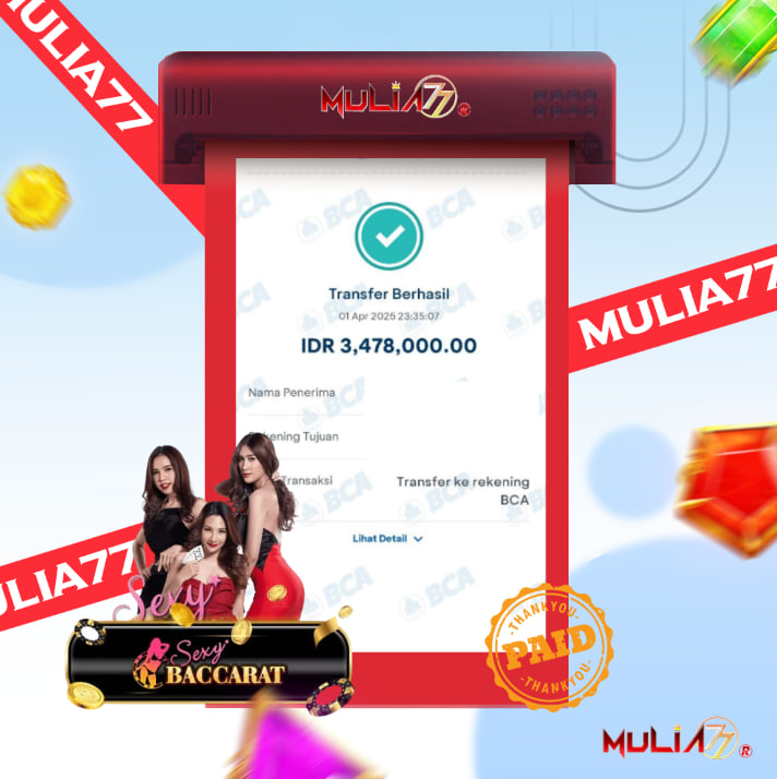Menang Jackpot Slot Online Gacor MULIA77 Resmi Rp 3.478.000