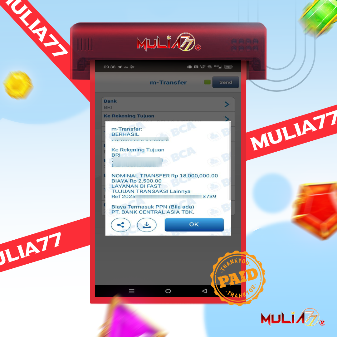 Menang Jackpot Slot Online Gacor MULIA77 Resmi Rp18.000.000