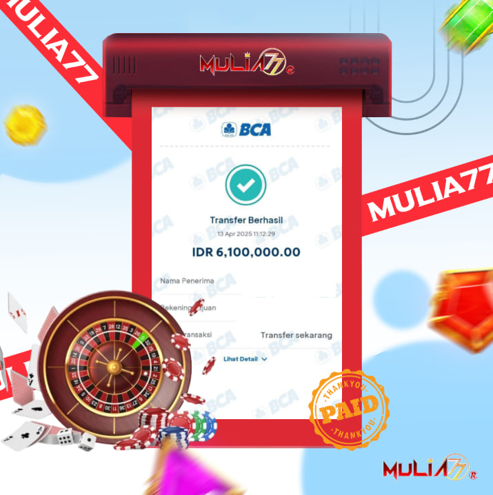 Menang Jackpot Slot Online Gacor MULIA77 Resmi Rp 6.100.000