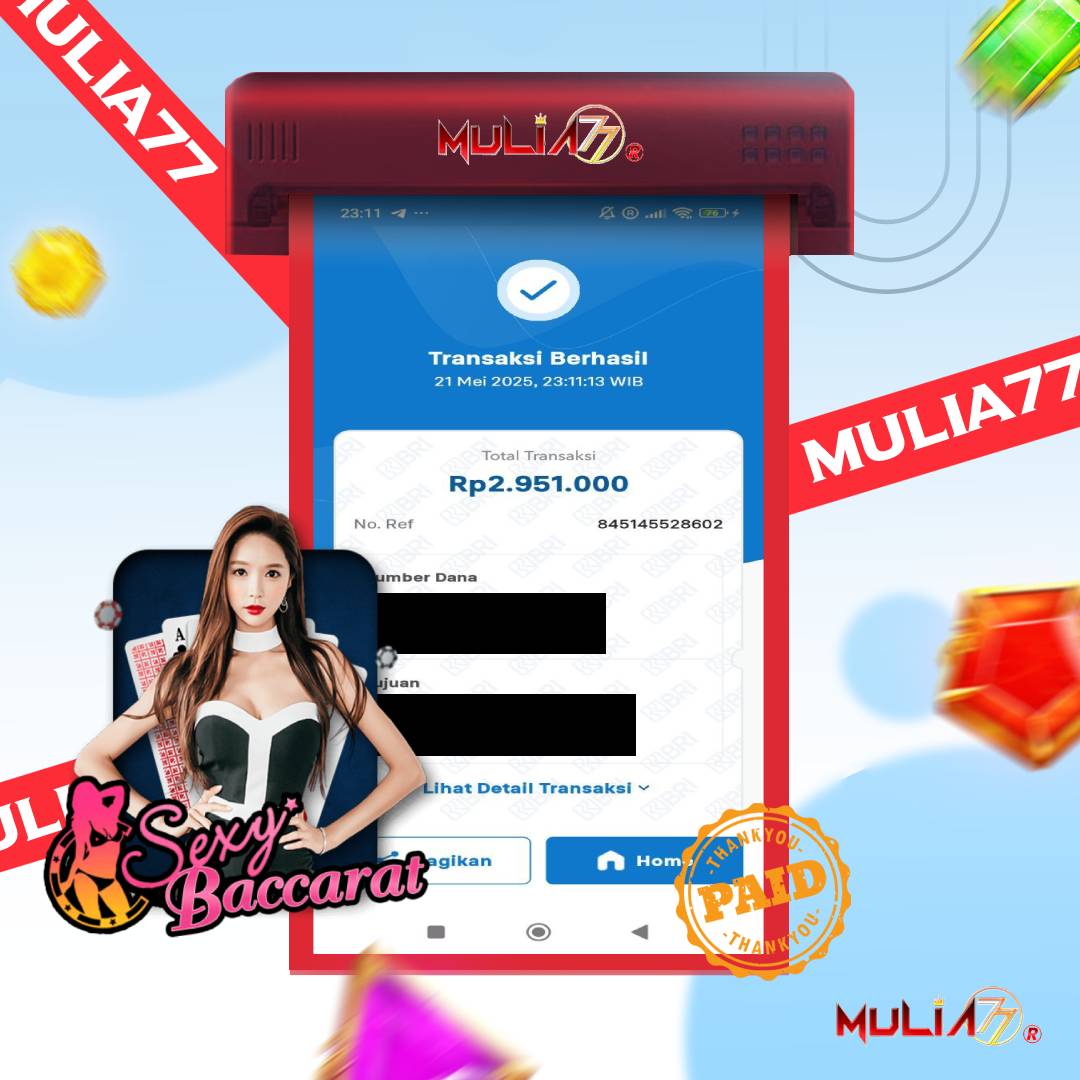 Menang Jackpot Slot Online Gacor MULIA77 Resmi Rp 2.951.000