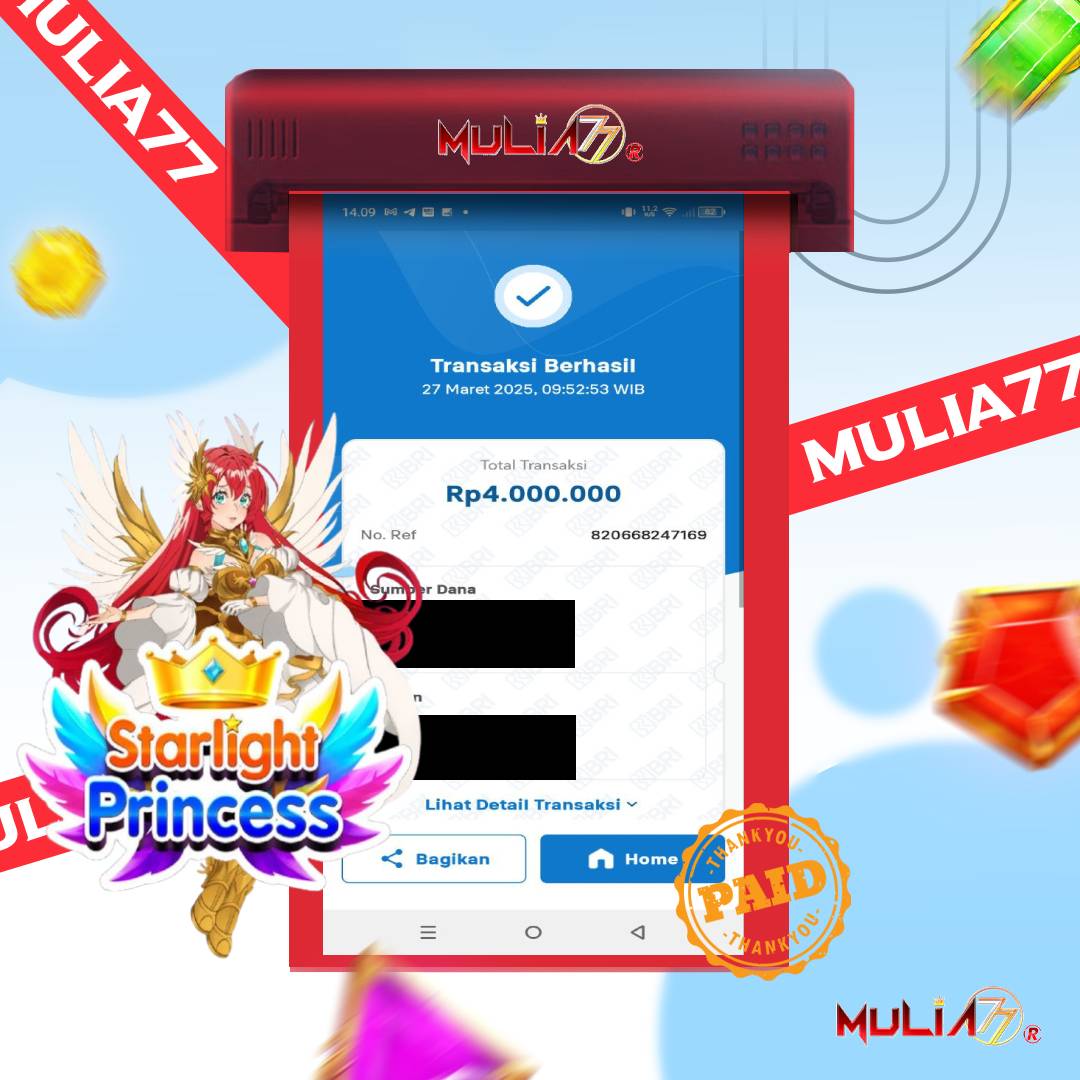 Menang Jackpot Slot Online Gacor MULIA77 Resmi Rp 4.000.000