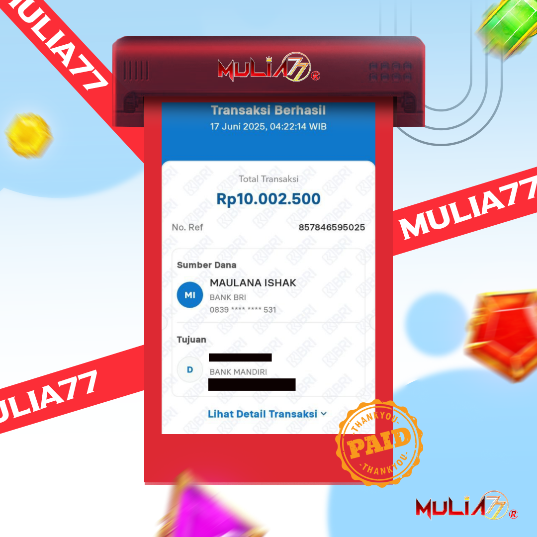 Menang Jackpot Slot Online Gacor MULIA77 Resmi Rp 10.002.500