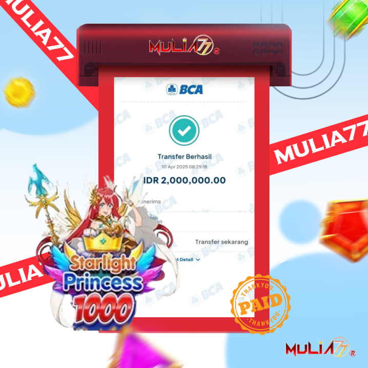 Menang Jackpot Slot Online Gacor MULIA77 Resmi Rp 2.000.000