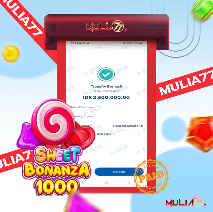 Menang Jackpot Slot Online Gacor MULIA77 Resmi Rp 2.600.000