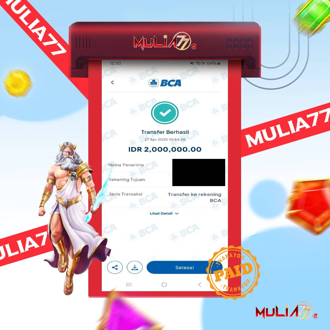 Menang Jackpot Slot Online Gacor MULIA77 Resmi Rp 2.000.000