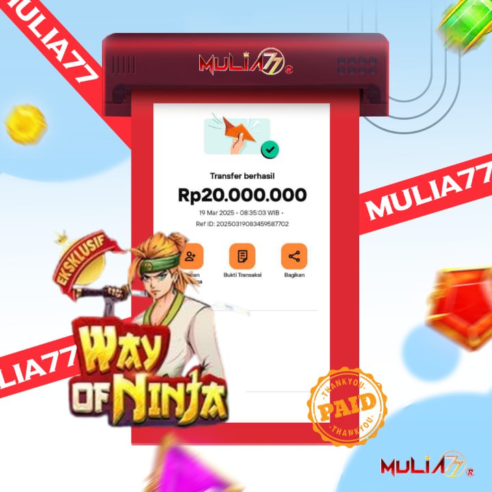 Menang Jackpot Slot Online Gacor MULIA77 Resmi Rp 20.000.000