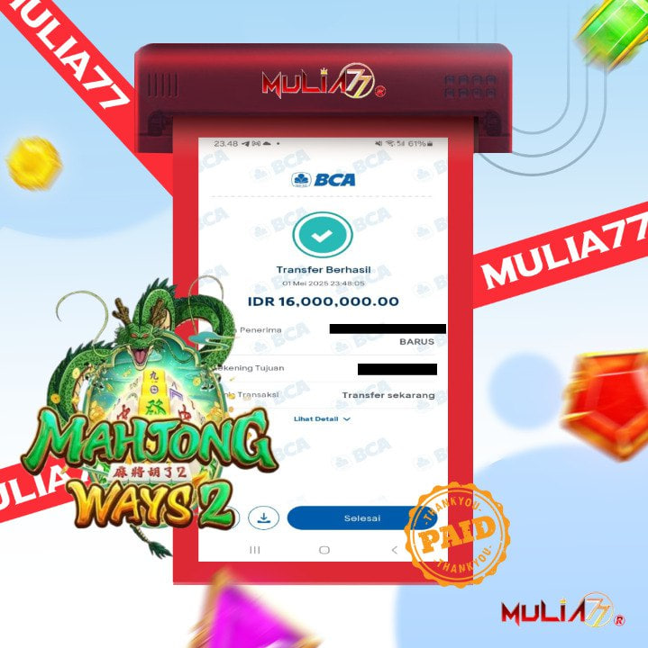 Menang Jackpot Slot Online Gacor MULIA77 Resmi Rp16.000.000