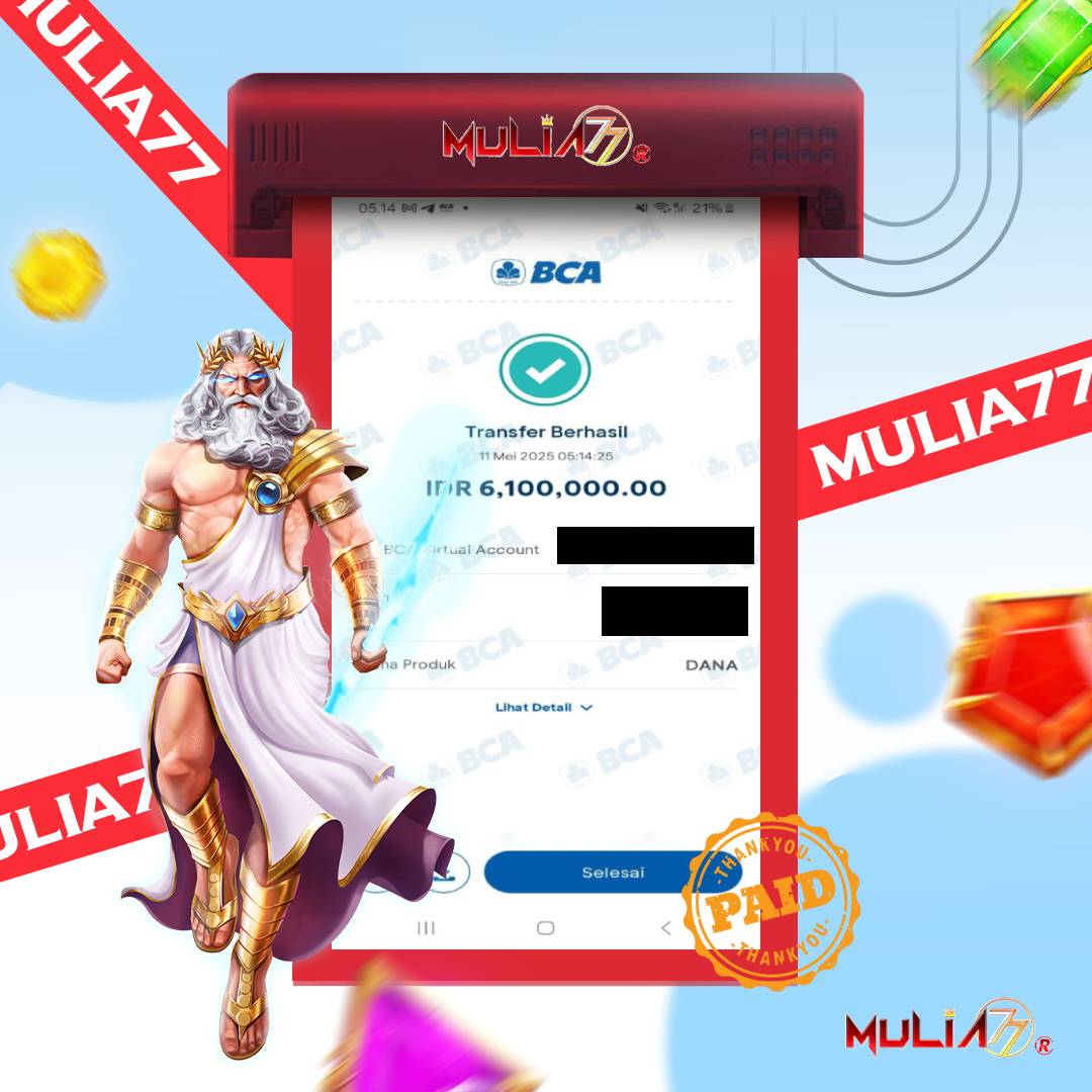 Menang Jackpot Slot Online Gacor MULIA77 Resmi Rp 6.100.000