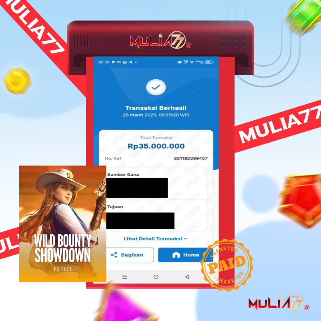 Menang Jackpot Slot Online Gacor MULIA77 Resmi Rp 35.000.000