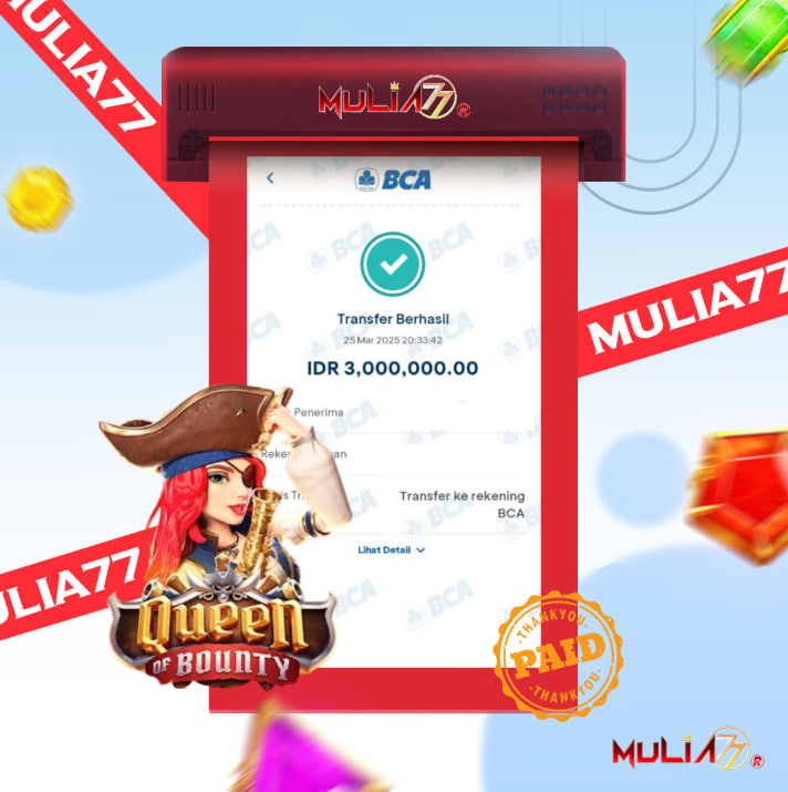Menang Jackpot Slot Online Gacor MULIA77 Resmi Rp 3.000.000