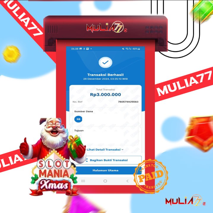 Menang Jackpot Slot Online Gacor MULIA77 Resmi Rp 3.000.000