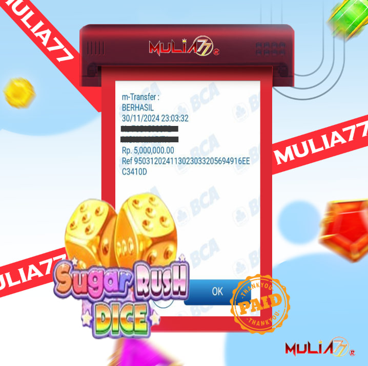 Menang Jackpot Slot Online Gacor MULIA77 Resmi Rp 5.000.000