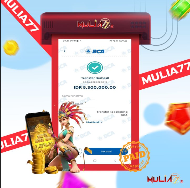 Menang Jackpot Slot Online Gacor MULIA77 Resmi Rp 5.300.000