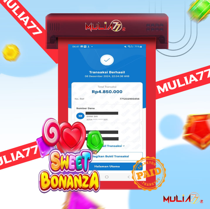 Menang Jackpot Slot Online Gacor MULIA77 Resmi Rp 4.850.000