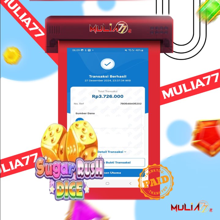 Menang Jackpot Slot Online Gacor MULIA77 Resmi Rp 3.726.000