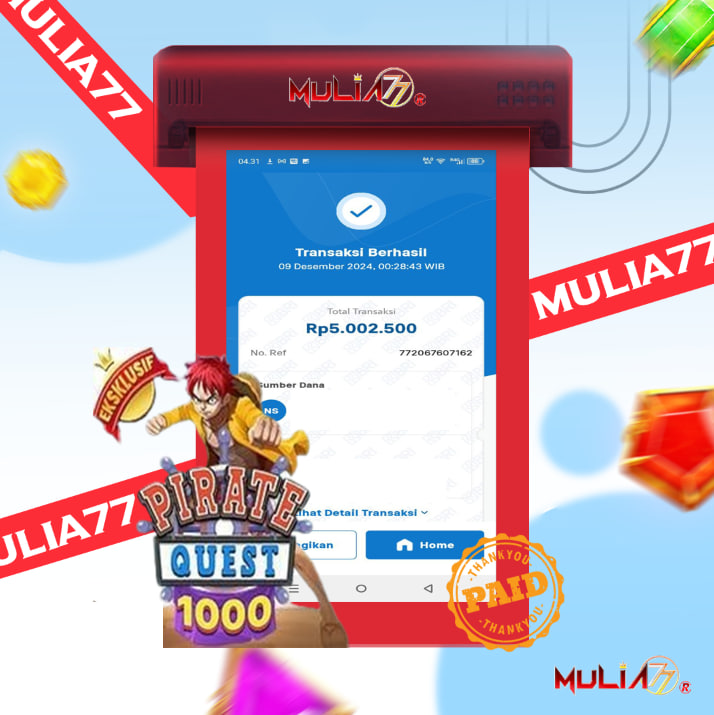 Menang Jackpot Slot Online Gacor MULIA77 Resmi Rp 5.000.000