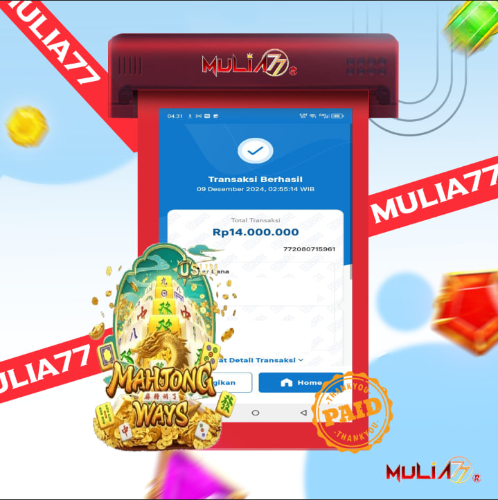 Menang Jackpot Slot Online Gacor MULIA77 Resmi Rp 14.000.000