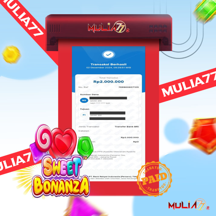 Menang Jackpot Slot Online Gacor MULIA77 Resmi Rp 2.000.000