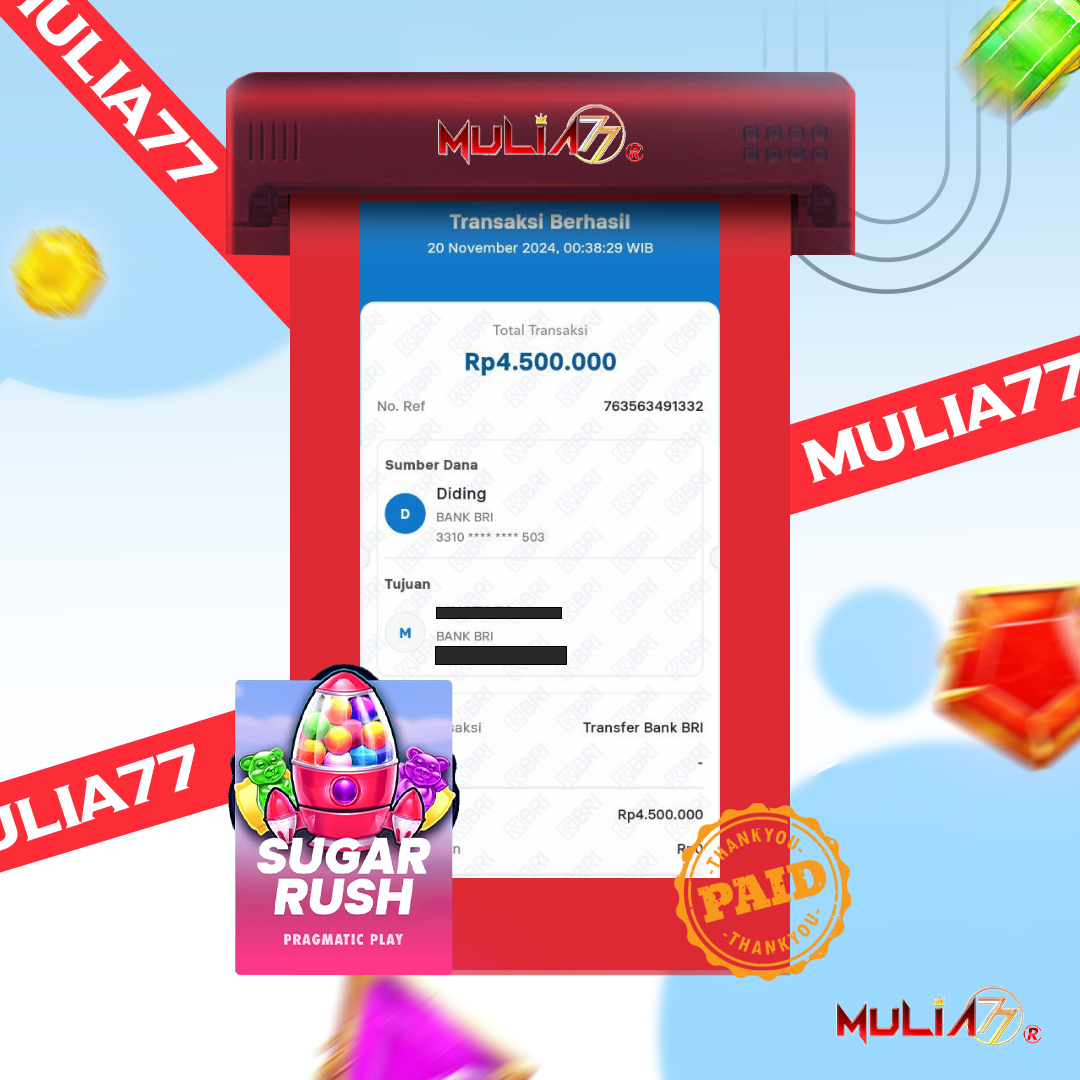 Menang Jackpot Slot Online Gacor MULIA77 Resmi Rp 4.500.000