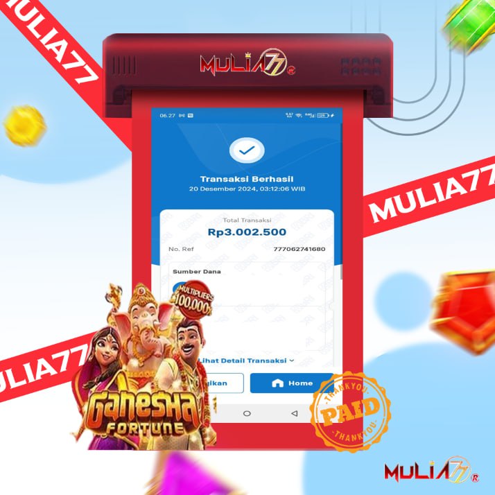Menang Jackpot Slot Online Gacor MULIA77 Resmi Rp 3.000.000