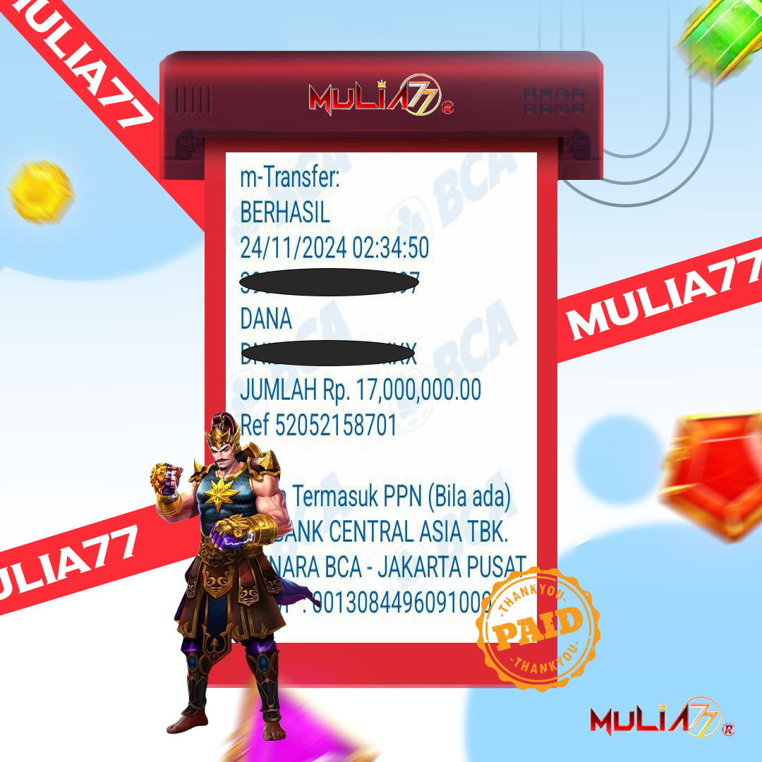 Menang Jackpot Slot Online Gacor MULIA77 Resmi Rp 17.000.000