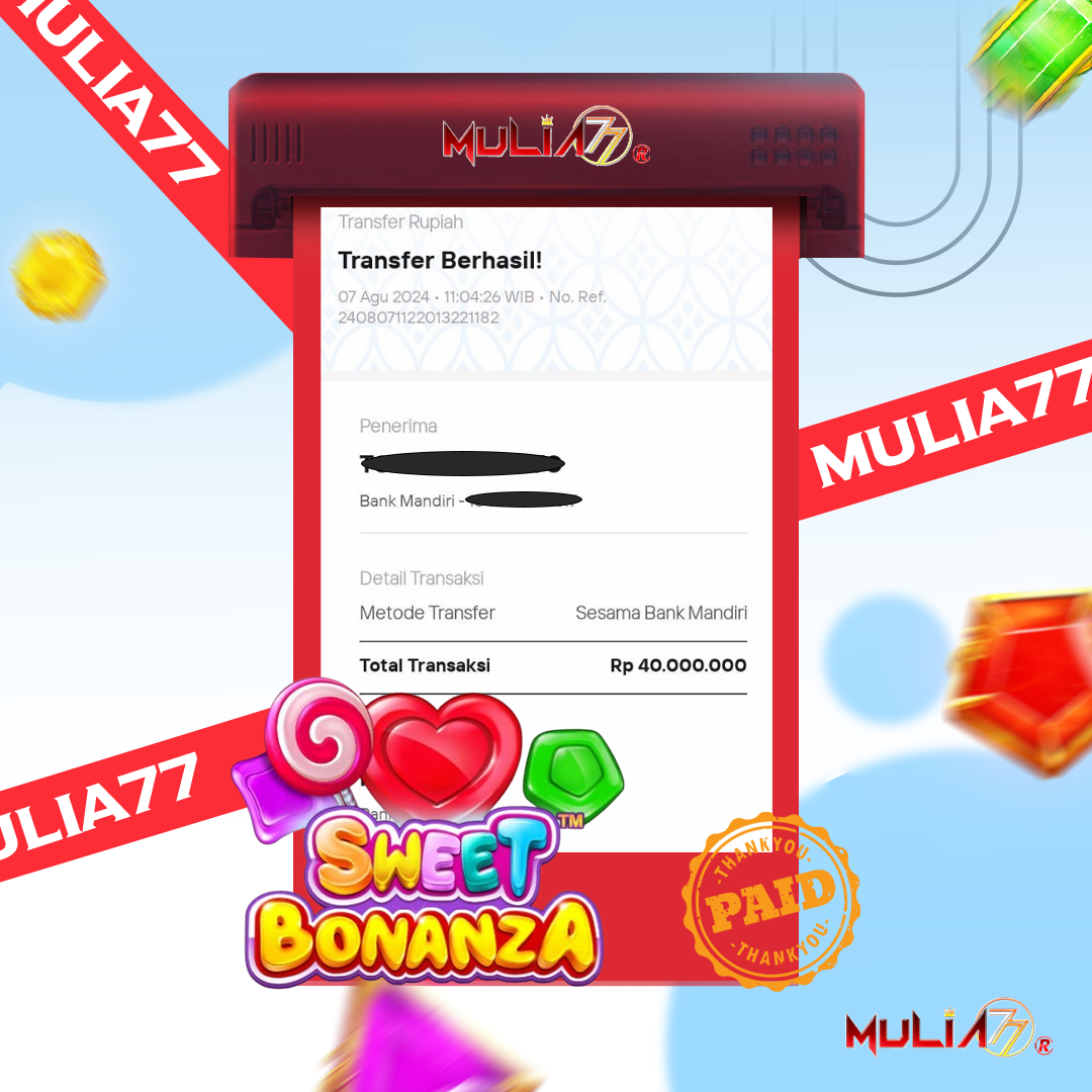 Menang Jackpot Slot Online Gacor MULIA77 Resmi Rp 40.000.000