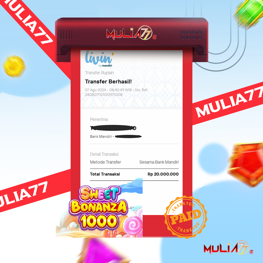 Menang Jackpot Slot Online Gacor MULIA77 Resmi Rp 20.000.000