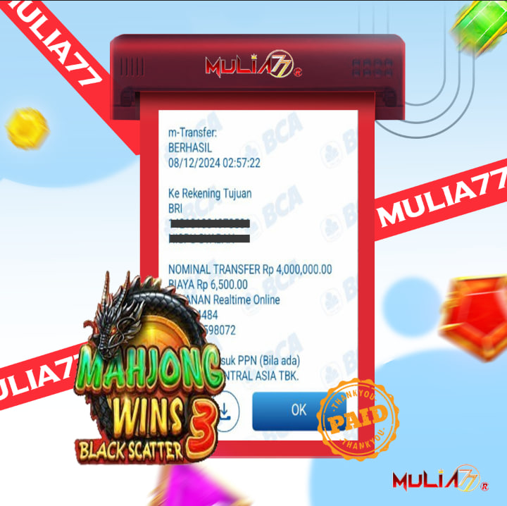 Menang Jackpot Slot Online Gacor MULIA77 Resmi Rp 4.000.000