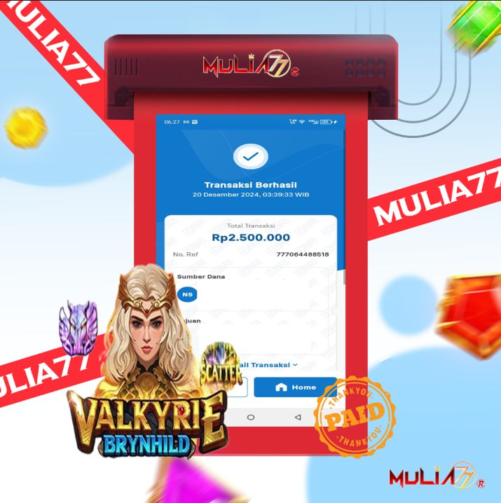 Menang Jackpot Slot Online Gacor MULIA77 Resmi Rp 2.500.000