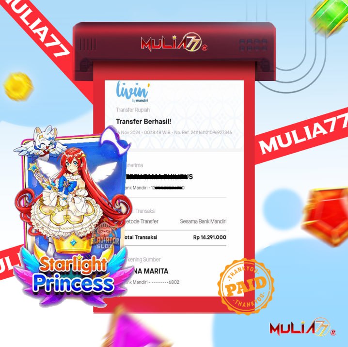 Menang Jackpot Slot Online Gacor MULIA77 Resmi Rp 14.291.000