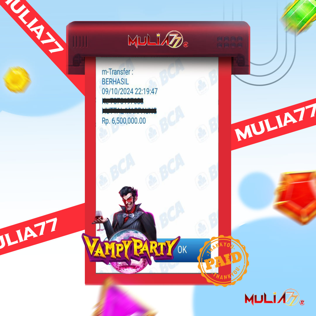 Menang Jackpot Slot Online Gacor MULIA77 Resmi Rp 6.500.000