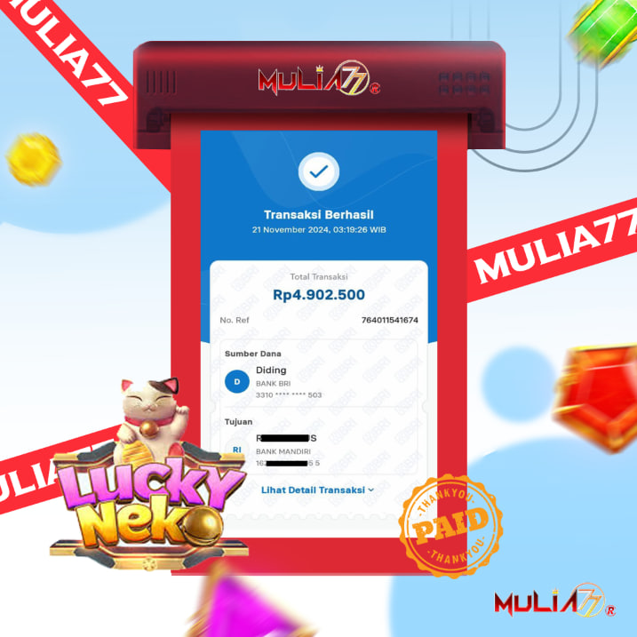 Menang Jackpot Slot Online Gacor MULIA77 Resmi Rp 4.902.500
