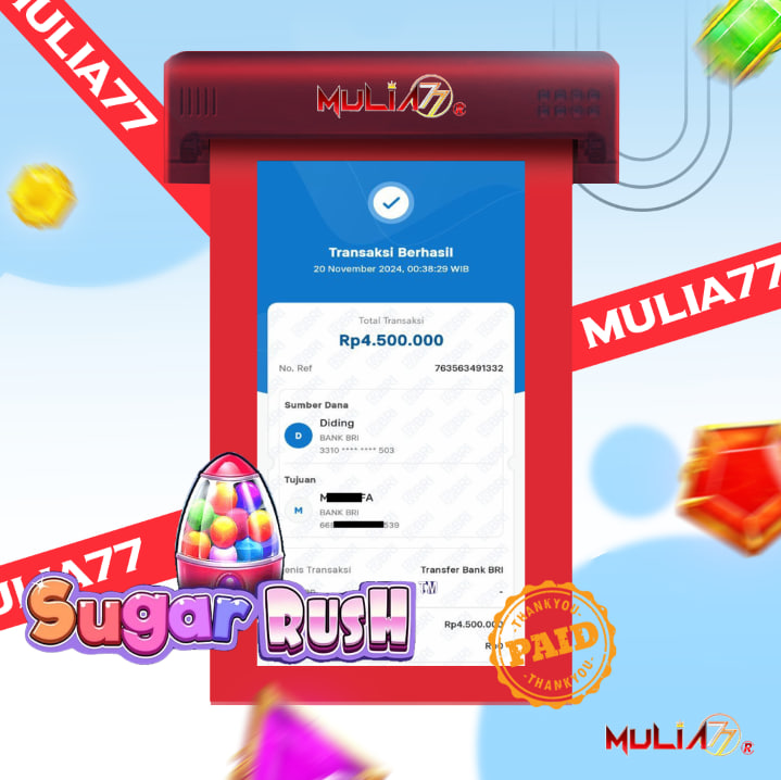 Menang Jackpot Slot Online Gacor MULIA77 Resmi Rp 4.500.000