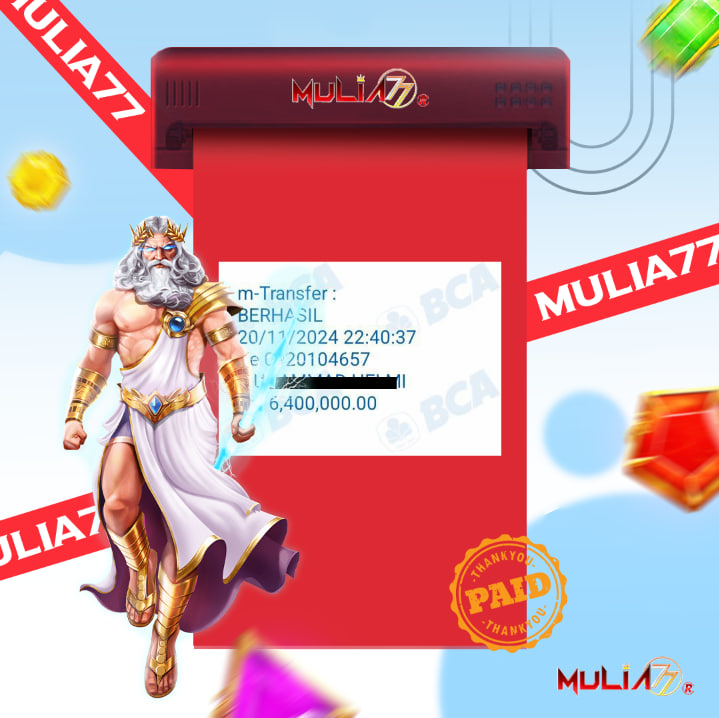 Menang Jackpot Slot Online Gacor MULIA77 Resmi Rp 6.400.000