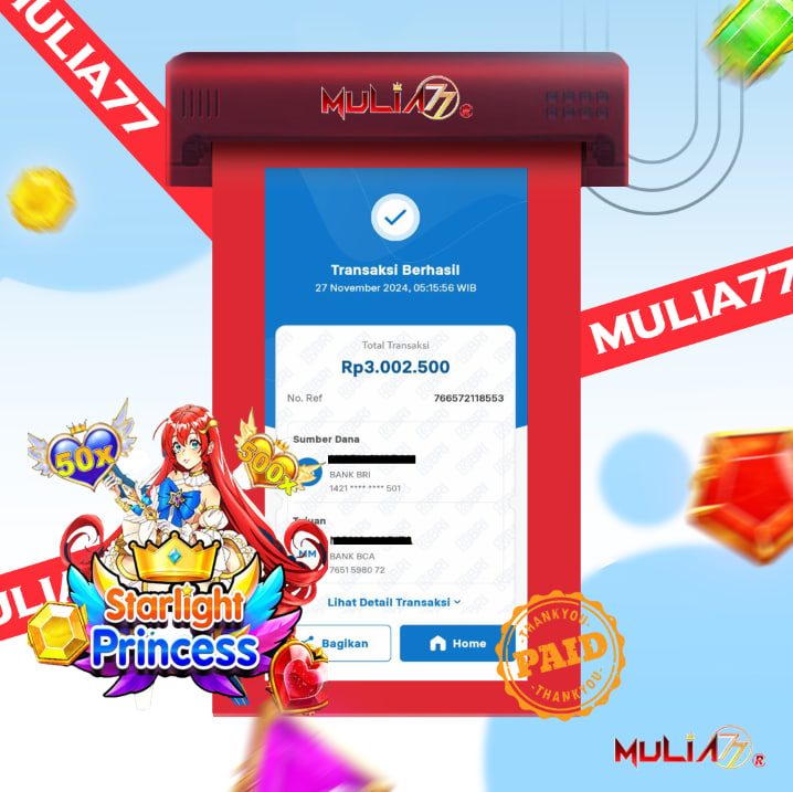 Menang Jackpot Slot Online Gacor MULIA77 Resmi Rp 3.000.000
