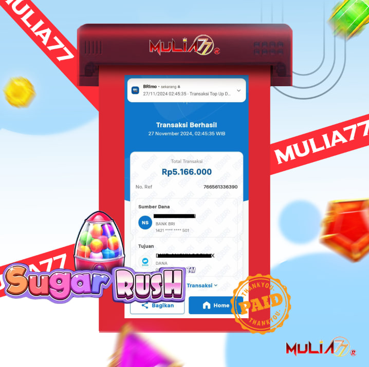 Menang Jackpot Slot Online Gacor MULIA77 Resmi Rp 5.166.000