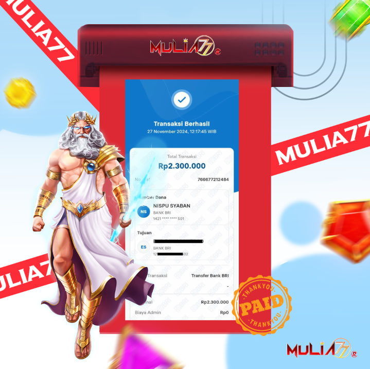 Menang Jackpot Slot Online Gacor MULIA77 Resmi Rp 2.300.000