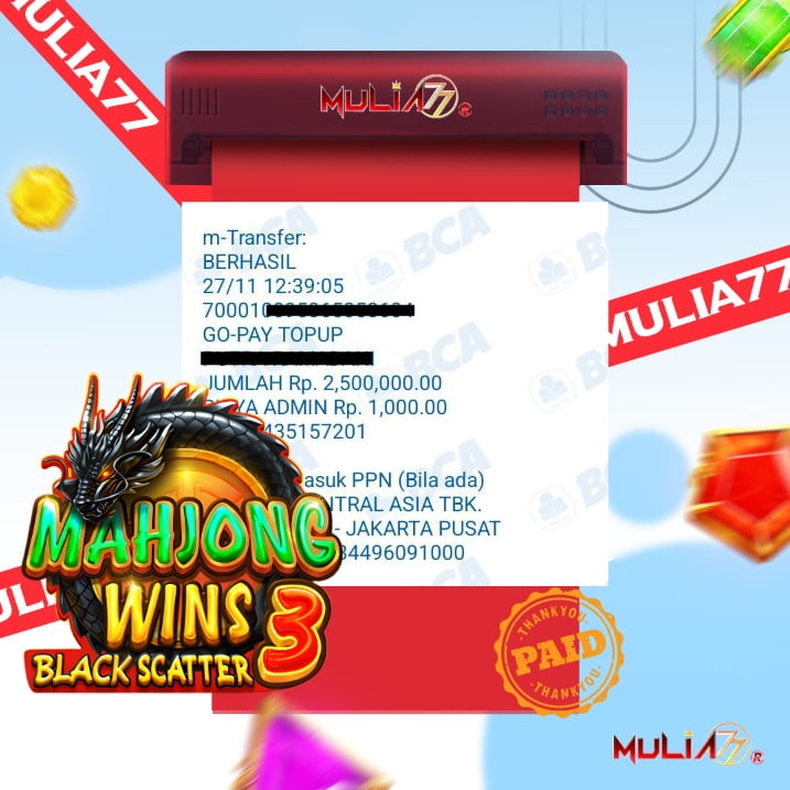 Menang Jackpot Slot Online Gacor MULIA77 Resmi Rp 2.500.000