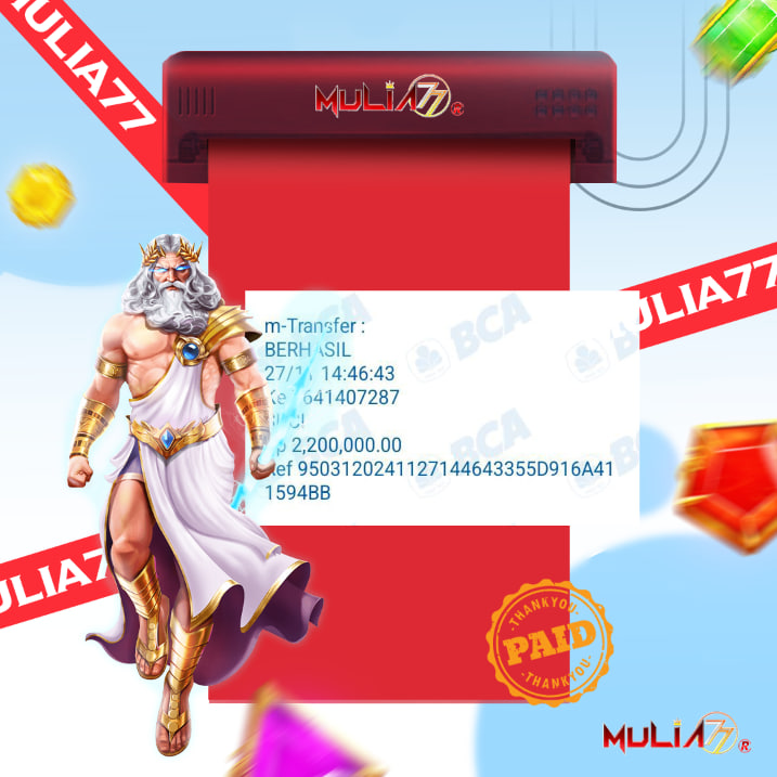 Menang Jackpot Slot Online Gacor MULIA77 Resmi Rp 2.200.000