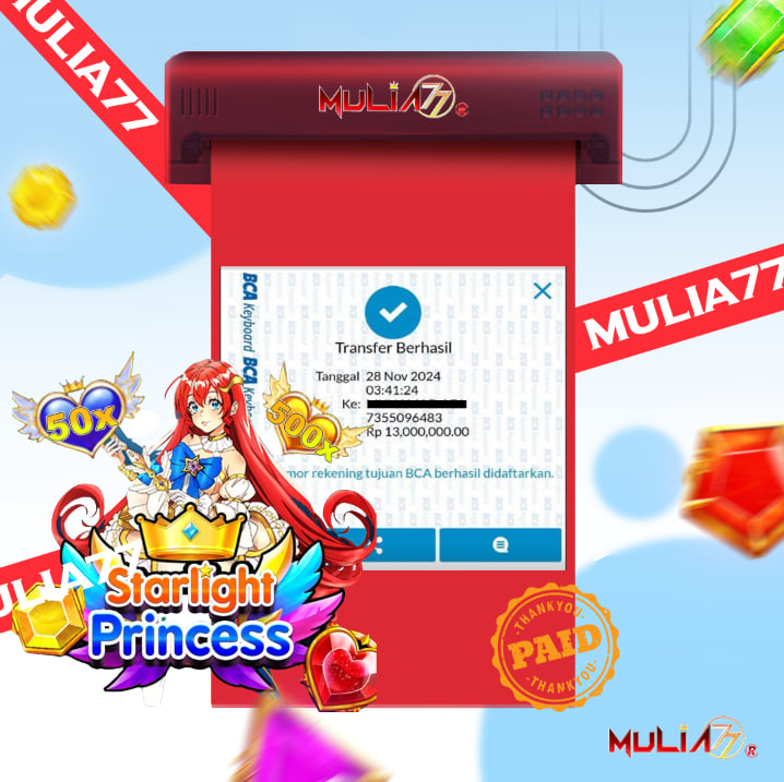 Menang Jackpot Slot Online Gacor MULIA77 Resmi Rp 13.000.000