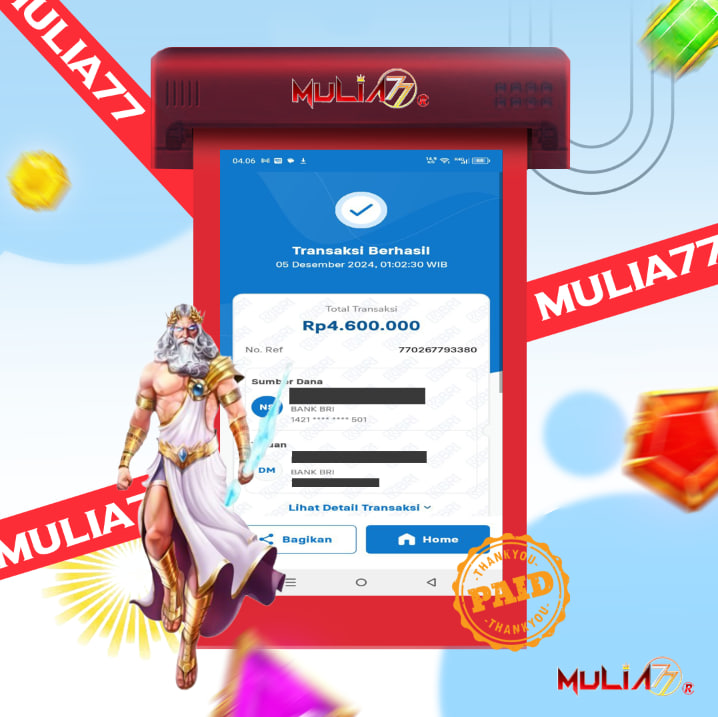 Menang Jackpot Slot Online Gacor MULIA77 Resmi Rp 4.600.000