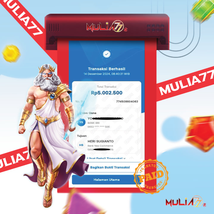 Menang Jackpot Slot Online Gacor MULIA77 Resmi Rp 5.000.000