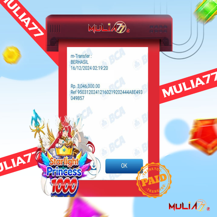 Menang Jackpot Slot Online Gacor MULIA77 Resmi Rp 3.046.000